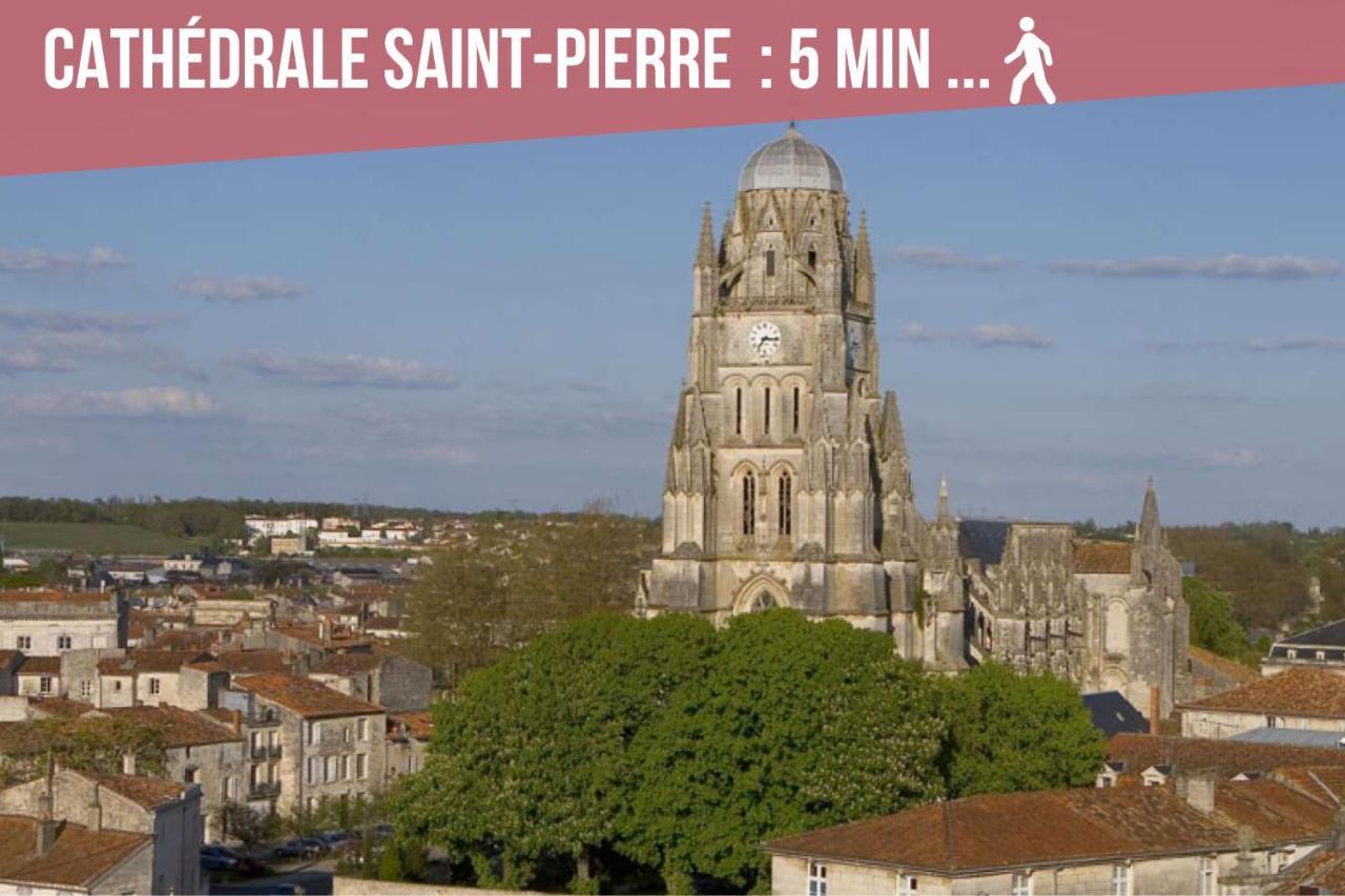 Ღ Le Saintois • Au Coeur De Ville, Spacieux & Wifi Saintes Exteriör bild