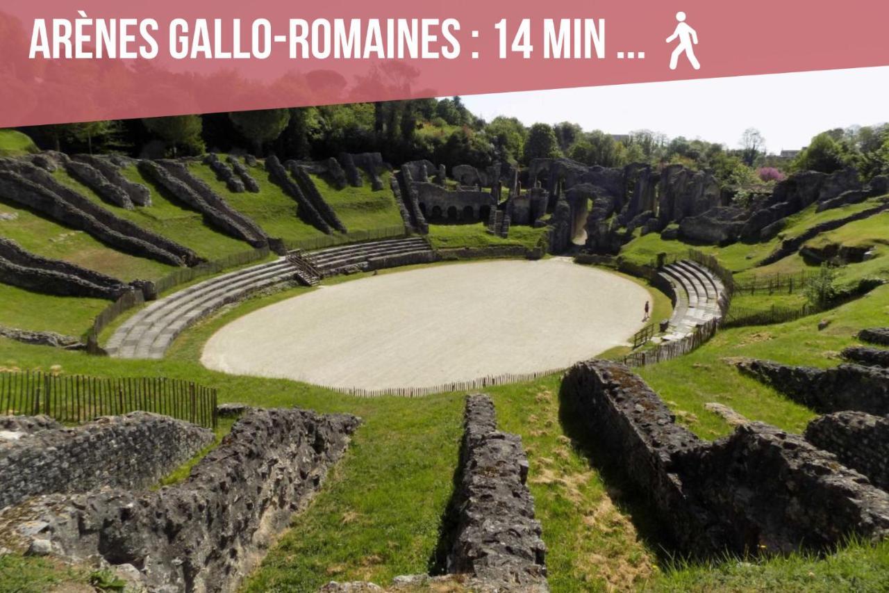 Ღ Le Saintois • Au Coeur De Ville, Spacieux & Wifi Saintes Exteriör bild