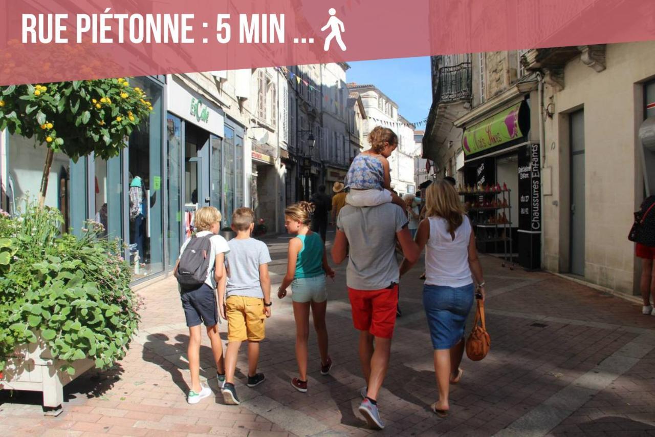 Ღ Le Saintois • Au Coeur De Ville, Spacieux & Wifi Saintes Exteriör bild